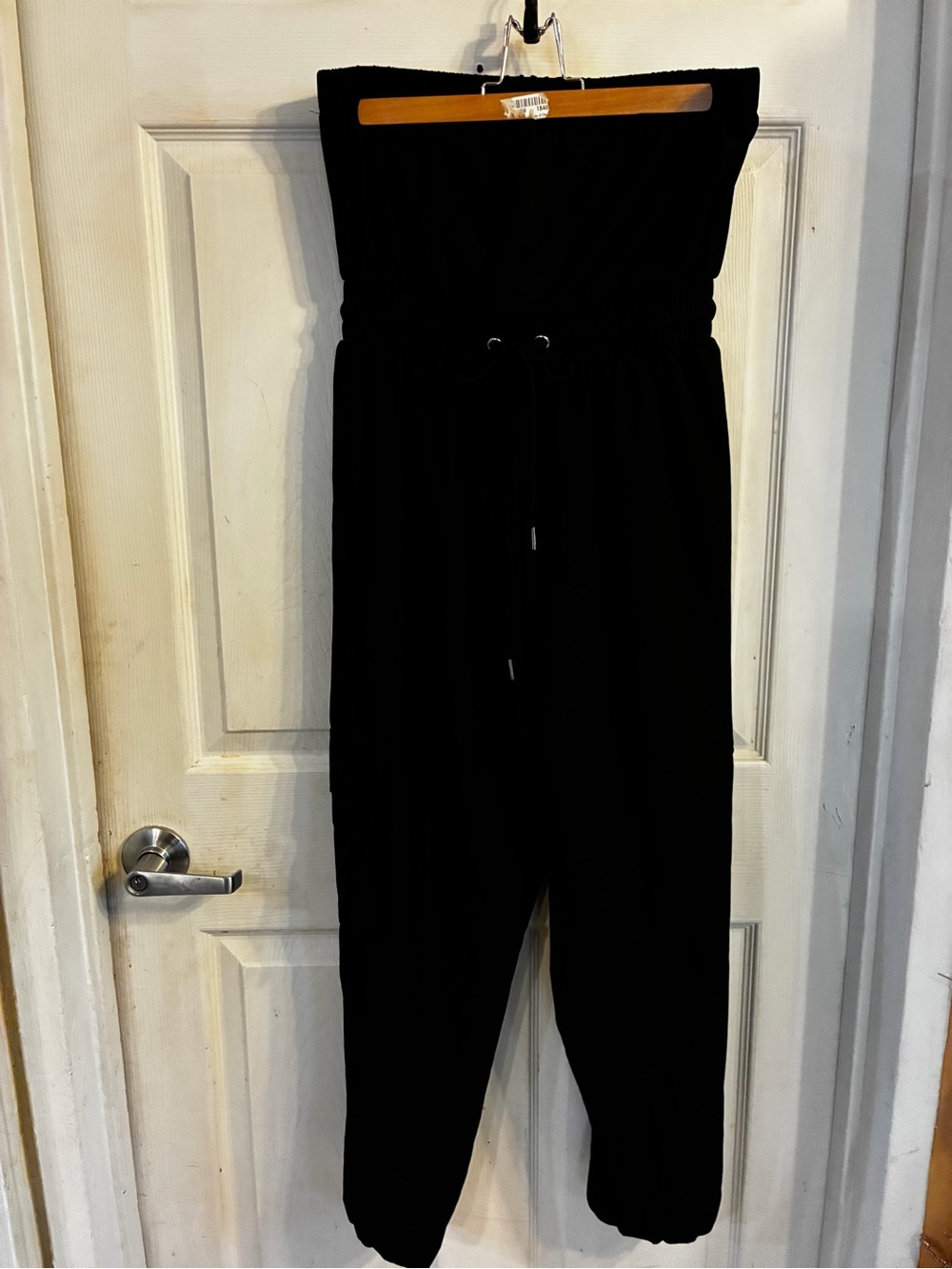 Justify Woman’s Strapless Cargo Jumpsuit, Size: L